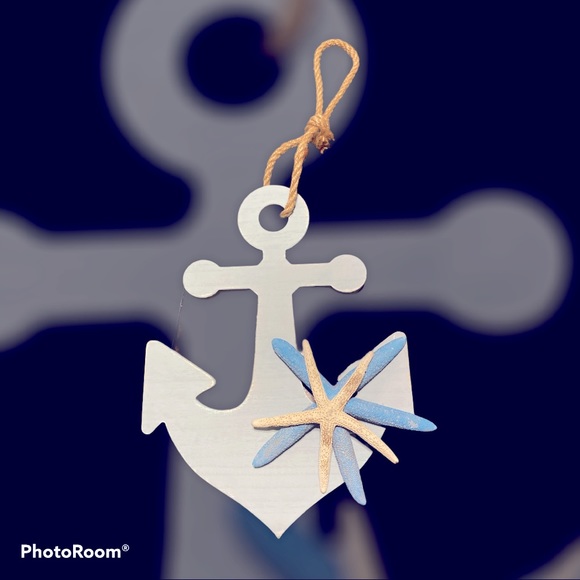 Anchor With Starfish OOAK - Picture 2 of 4